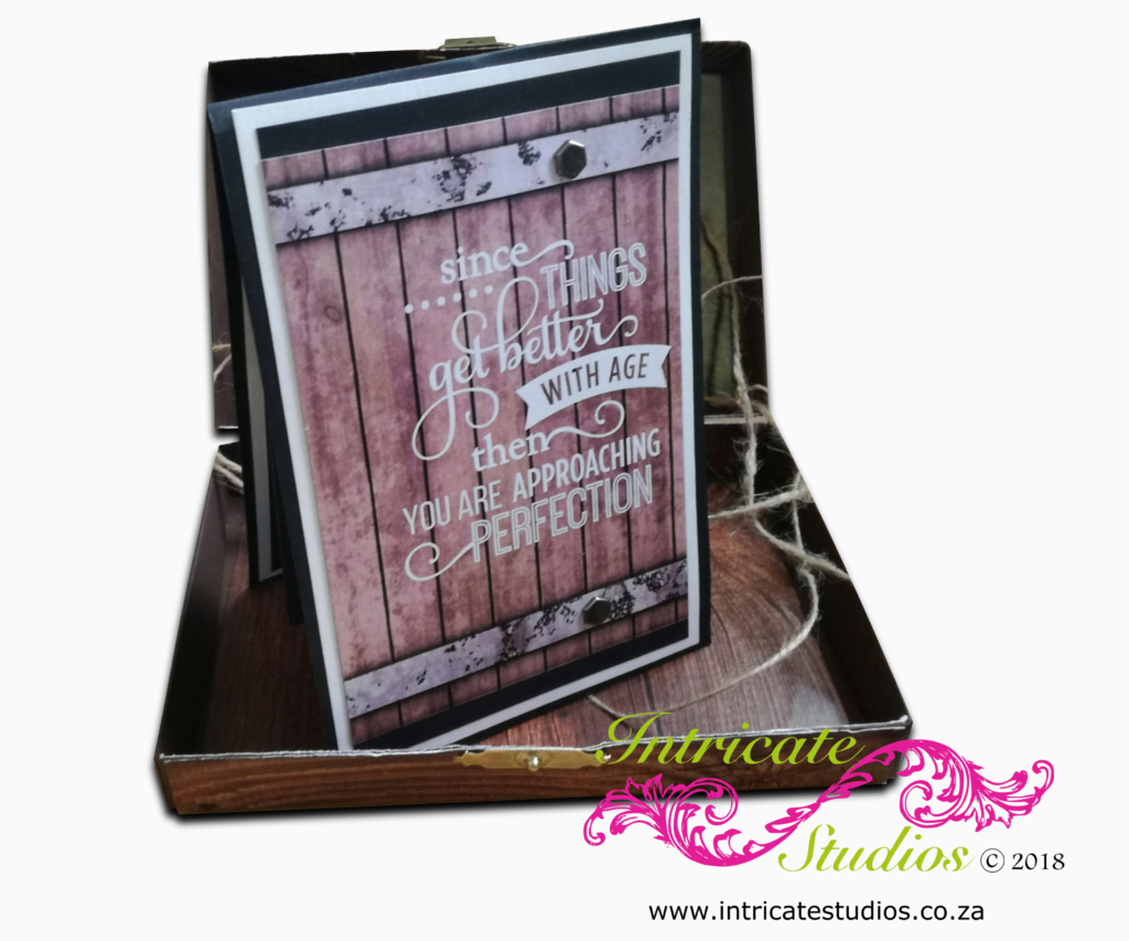 Rustic Card-in- a- Box